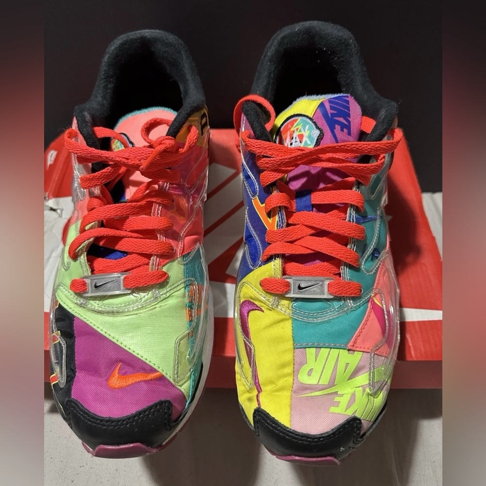 Air Max2 Light QS Black/Bright Crimson  Men’s Sz 11 WMNS 12.5 Pre-Owned